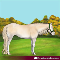 Horse Color:Red Onyx Pearl Mushroom 