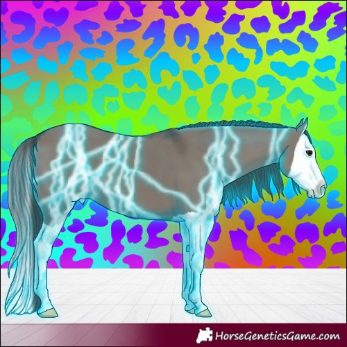 Horse Color:Thunderstruck Grullo Splash