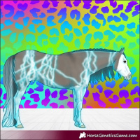 Horse Color:Thunderstruck Grullo Splash 