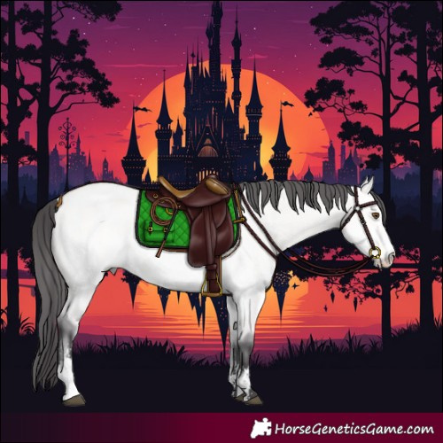 Horse Color:Platinum Buckskin Dun Sabino 