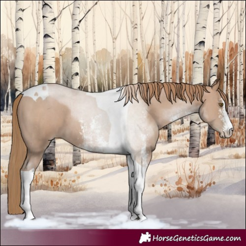 Horse Color:Black Pearl Sabino Tobiano 