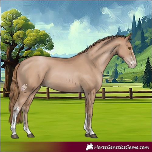 Horse Color:Black Pearl Sabino 