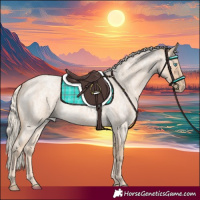 Horse Color:Cremello Roan 