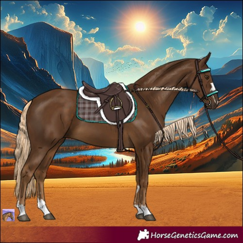 Horse Color:Chocolate Palomino