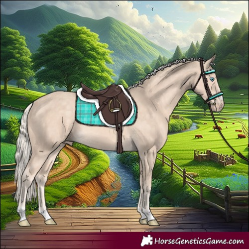 Horse Color:Cremello Rabicano