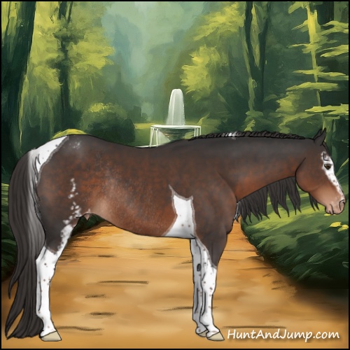 Horse Color:White Spotted Liver Chestnut Tobiano Appaloosa Rabicano 