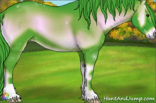 Horse Color:Watercolor Liver Red Onyx 