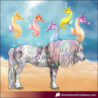 Horse Color:Nacre Plaid White Spotted Silver Brown Chinchilla Sabino