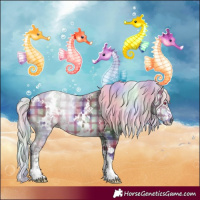 Horse Color:Nacre Plaid  White Spotted Silver Brown Chinchilla Sabino 