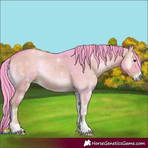 Horse Color:Watercolor Liver Red Onyx 