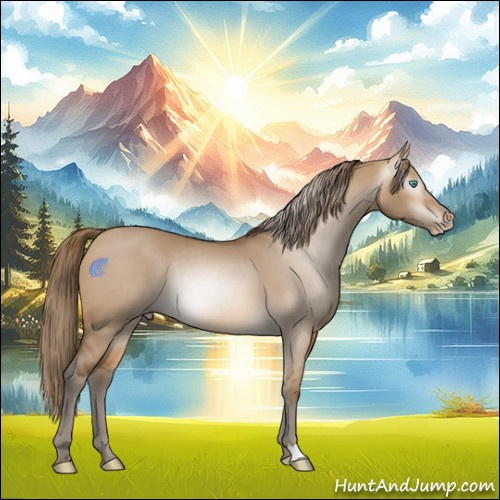 Horse Color:Gray Perlino Dun 