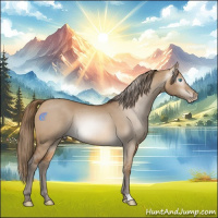 Horse Color:Gray Perlino Dun 