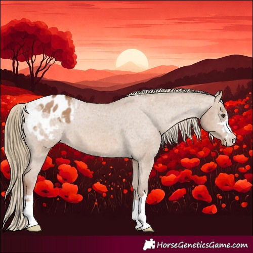 Horse Color:Red Dun Appaloosa 