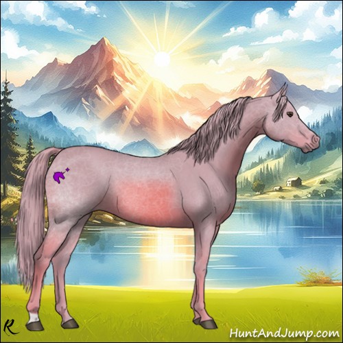 Horse Color:Watercolor Chestnut 