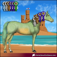 Horse Color:Watercolor Chestnut 