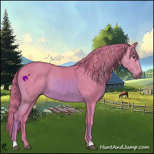Horse Color:Watercolor Chestnut 