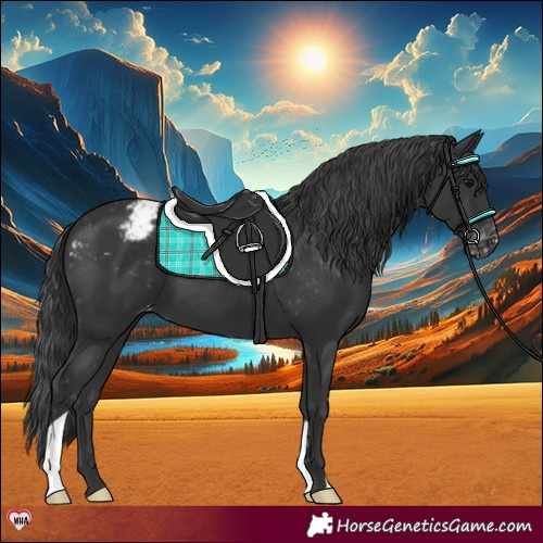 Horse Color:Black Varnish 