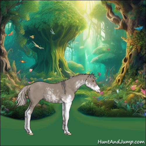 Horse Color:Silver Grullo Sabino 