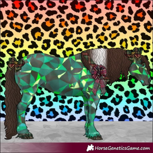 Horse Color:Liver Chestnut Tobiano 