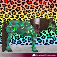 Horse Color:Liver Chestnut Tobiano 