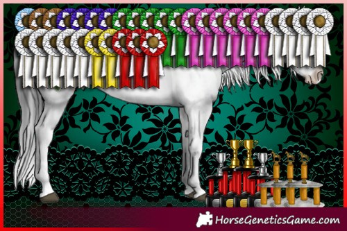 Horse Color:White Spotted Brown Dun Sabino
