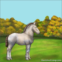 Horse Color:Smoky Blue Ice Roan Pearl 