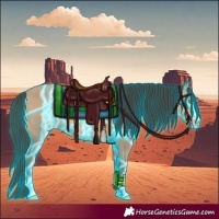 Horse Color:Thunderstruck Amber Champagne 