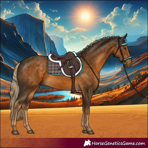 Horse Color:Chocolate Palomino 