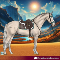 Horse Color:Cremello 