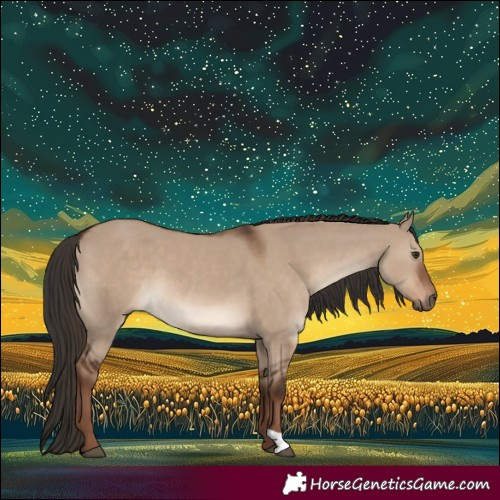 Horse Color:Liver Red Dun 