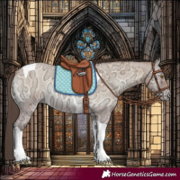 Horse Color:Amber Champagne Ice Roan Onyx Tobiano 