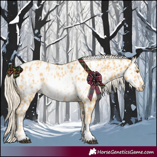 Horse Color:Palomino Near Leopard  and Palomino Frame Near Leopard 