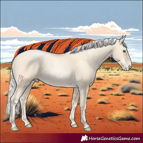 Horse Color:Silver Smoky Black Pearl 