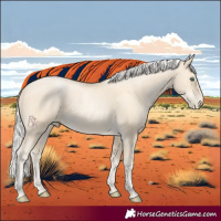 Horse Color:Silver Smoky Black Pearl 