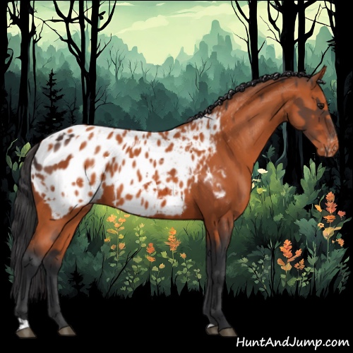 Horse Color:Bay Appaloosa  and Bay Appaloosa 