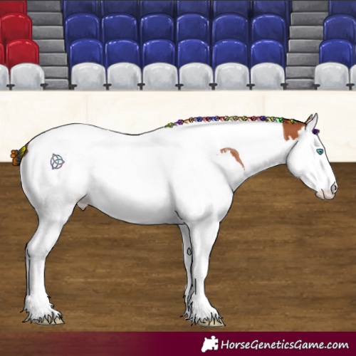 Horse Color:Painted Bay Splash Tobiano 