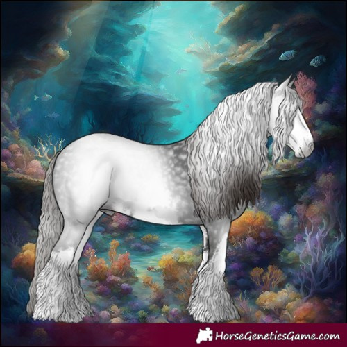Horse Color:Gray White Spotted Liver Chestnut