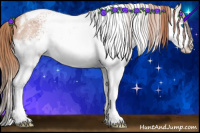 Horse Color:White Spotted Brown Snowdrop Pearl Splash Tobiano Snowflake Varnish 