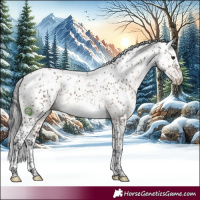 Horse Color:Brown Dun Sabino Brindle