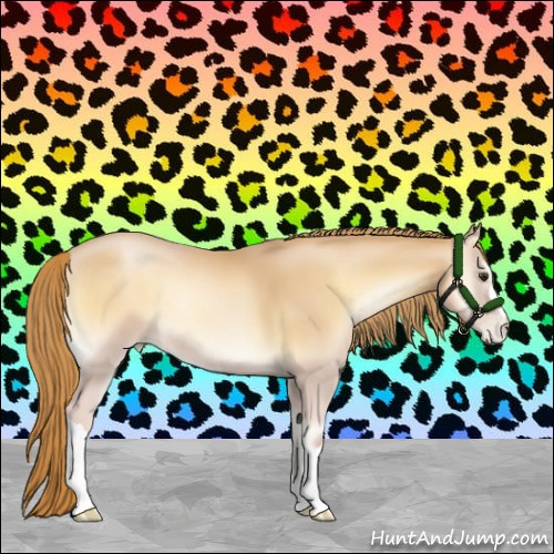 Horse Color:Red Onyx Pearl 
