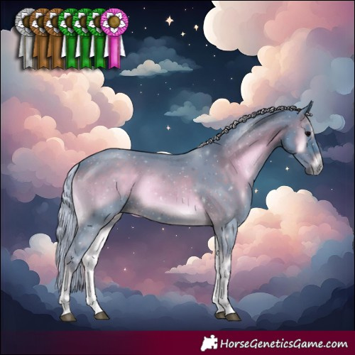 Horse Color:Watercolor Silver Brown Onyx 