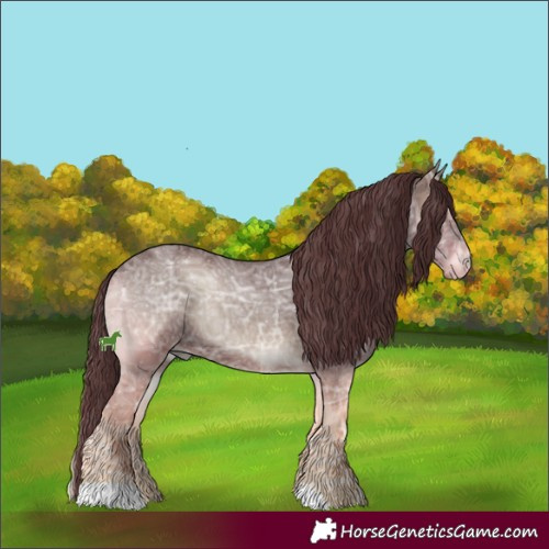 Horse Color:Chocolate Blue Onyx Ice 