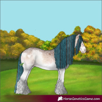 Horse Color:Painted Bay Ice Onyx Sabino Splash 