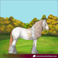 Horse Color:Watercolor White Spotted Liver Chestnut Ice Blanket 