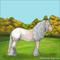 Horse Color:Watercolor White Spotted Chocolate Palomino Ice Snowcap 