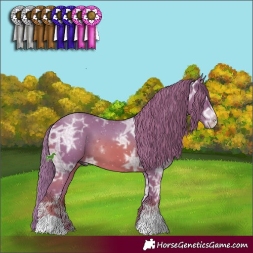 Horse Color:Watercolor Chestnut Ice 