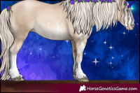 Horse Color:Chocolate Palomino Pearl Sabino Rabicano