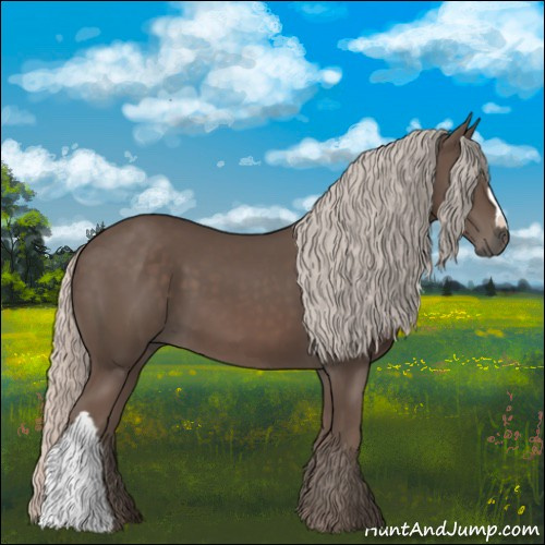 Horse Color:Silver Black 