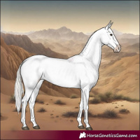 Horse Color:White Spotted Silver Brown Varnish Rabicano 
