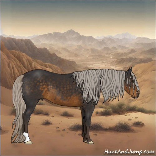Horse Color:Silver Smoky Black 